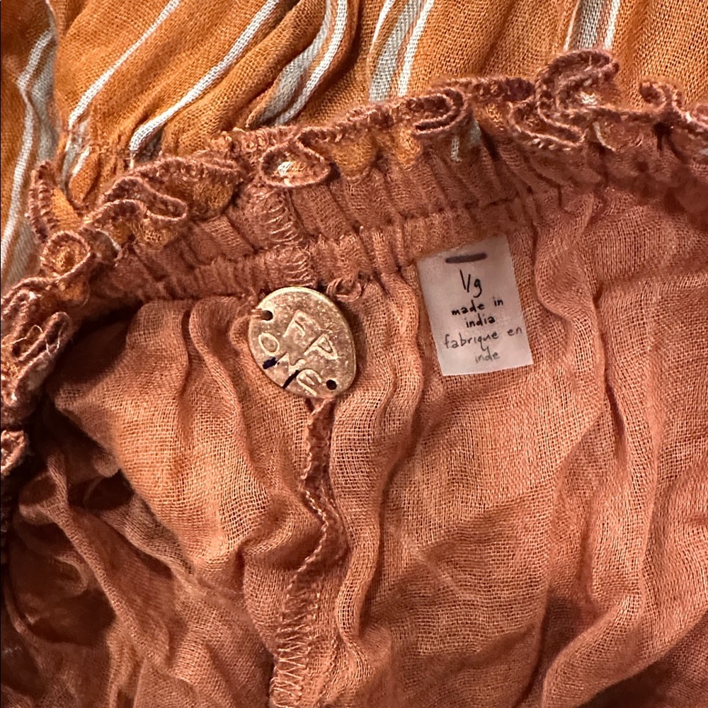FREE PEOPLE Ember Striped Midi Skirt - Picture 6 of 6